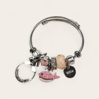 Pulsera Con Charms Ballena | Aro | Mariposa