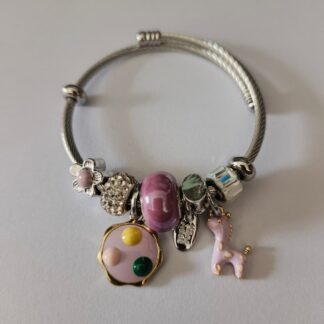 Pulsera Con Charms Caballito | Aro | Colores