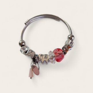 Pulsera Con Charms Elefante | Aro