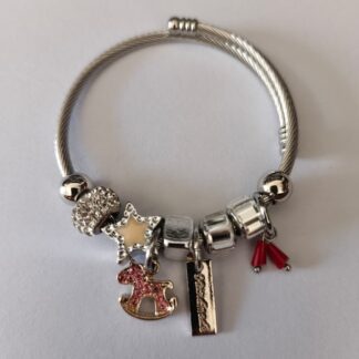 Pulsera Con Charms Caballito | Aro | Estrella