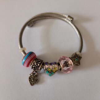 Pulsera Con Charms Corazon | Aro |
